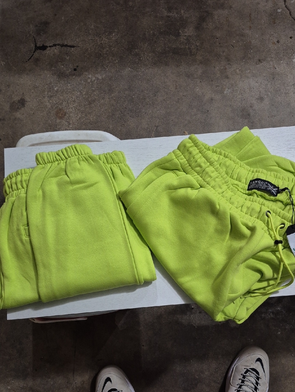 Kangol Neon Lime Men's Sweatpants & Joggers